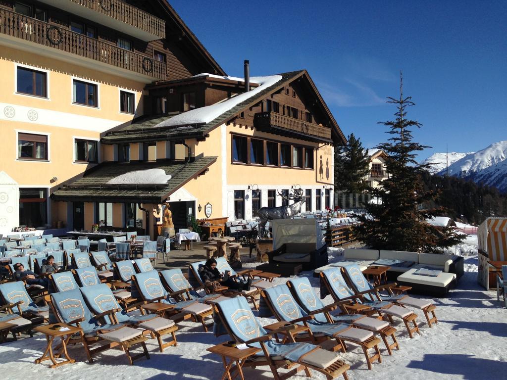 Hotel Salastrains St. Moritz Exterior foto