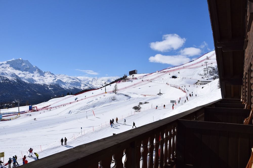 Hotel Salastrains St. Moritz Exterior foto